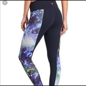 Athleta High Rise Bloom Chaturanga Full Length Leggings